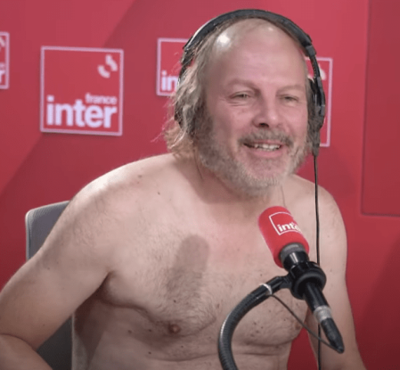 Philippe Katerine au micro de France Inter
