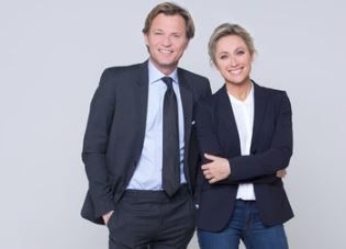 Laurent Delahousse et Anne-Sophie Lapix