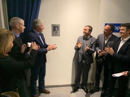 Europe 1 Inauguration du studio Pierre Bellemare, 20 décembre 2018