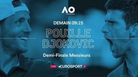 Open d'Australie 2019 - demi-finale Pouille / Djokovic
