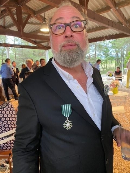 Alex Berger Officier des Arts et Lettres