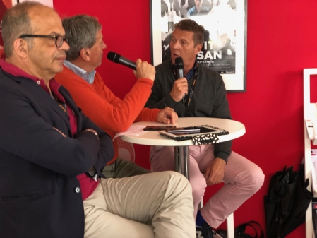 David Kessler, Pascal Rogard, Serge Laroye. Rencontrre SACD Cannes 2018