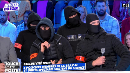 TPMP 31 mars 2023 supposés Brav-m en plateau