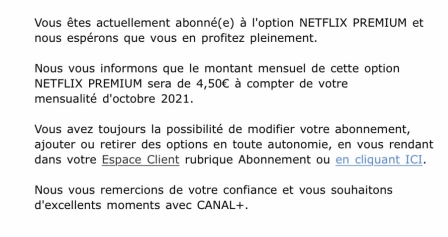 Augmentation Canal Netflix
