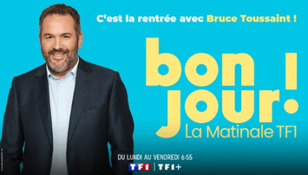 Bruce Toussaint anime "Bonjour !"