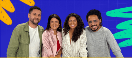 Yasmine Oughlis et ses chroniqueurs