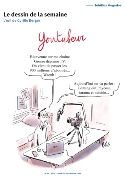 Dessin de la semaine Satellifax Magazine 58 du 23 septembre 2019