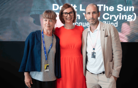 L'équipe du film lauréat