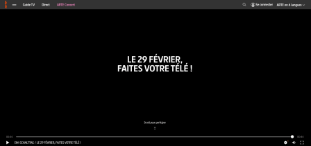 Arte 29 février 2020