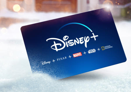 Disney+ carte abonnement Noël