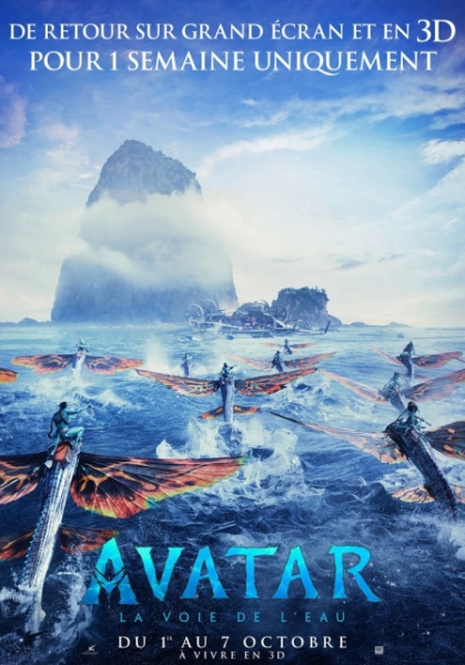 Avatar : La Voie de l'eau ressortie 2025