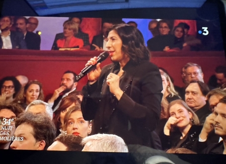 Rima Abdul Malak à la cérémonie des Molières 24/4/23