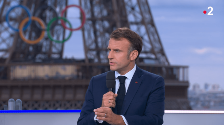 Emmanuel Macron Itx 23 juillet 2024
