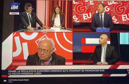 Images de la 1ère émission des Grandes Gueules Moyen-Orient