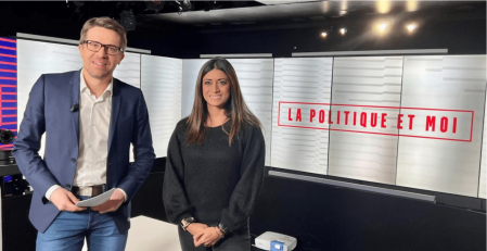 Clément Méric et Prisca Thevenot, première invitée de la nouvelle formule de l'émission