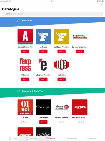 Kiosque SFR nouveau juillet 2018