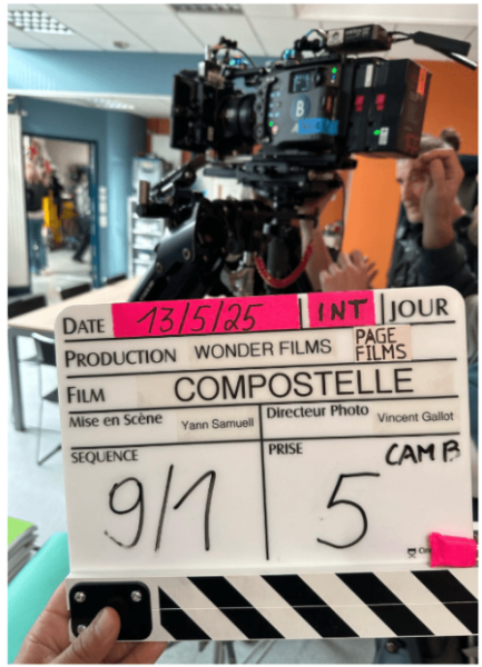 Compostelle Yann Samuell tournage