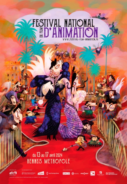 Affiche Festival Animation Rennes 