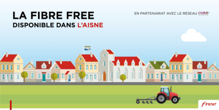 Free fibre RIP dans l'Aisne