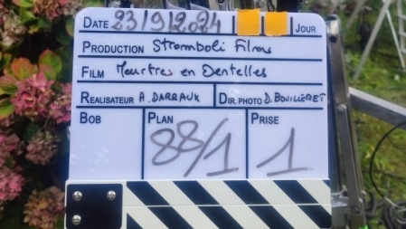 Tournage Meurtres en Dentelles