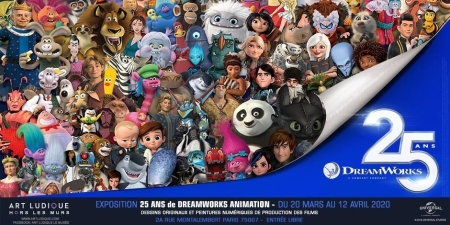 Exposition 25 ans DreamWorks Animation / Art Ludique