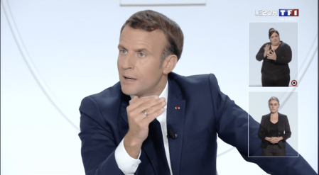 Macron 20h TF1 couvre feu 14 octobre 2020