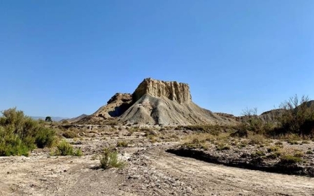Désert de Tabernas en Espagne