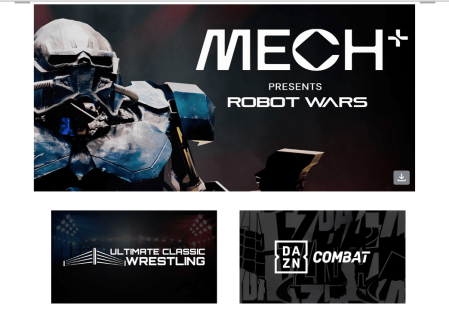 Pluto TV - chaînes de sports de combat - photo