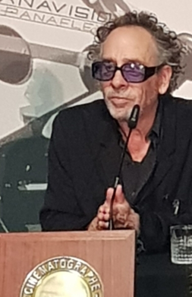 Tim Burton à la conférence de presse du prix Lumière 2022