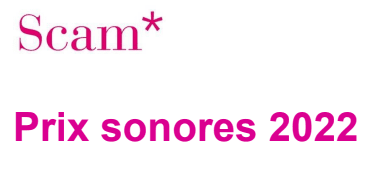 Scam - Prix sonores 2022