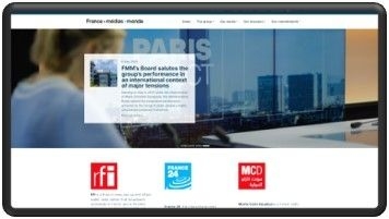 Site institutionnel FMM en anglais - photo