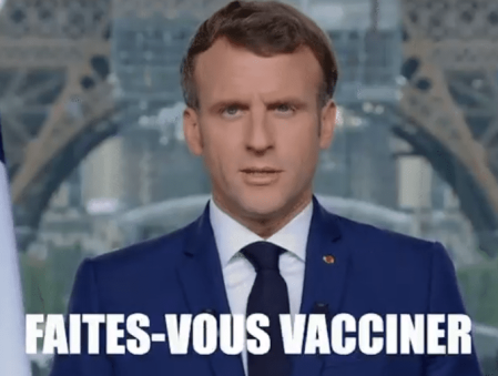 Capture compte Twitter Emmanuel Macron. Lundi 12 juillet