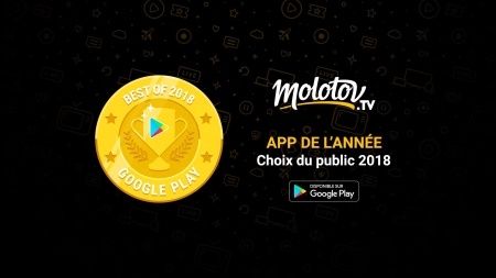 Molotov App de l'année Google Play