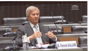 Vincent Bolloré à l'Assemblée nationale le 13 mars 2024