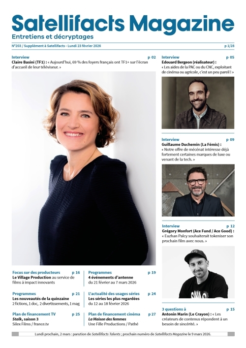 Couverture de Satellifacts Magazine 203 du Lundi 23 février 2026