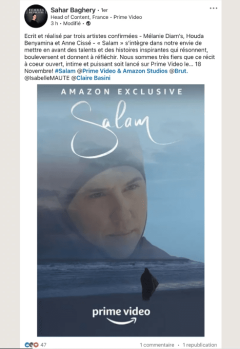 Post de Sahar Baghery / "Salam" - photo