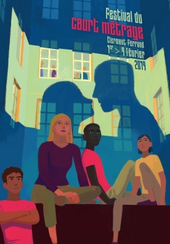 Affiche du festival du court métrage de Clermont-Ferrand 2019