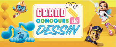 Nickelodeon Junior, concours de dessin, été 2020