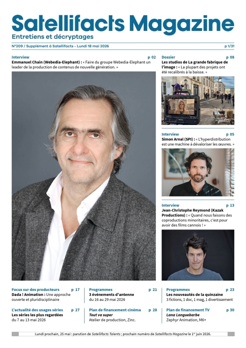 Couverture de Satellifacts Magazine 209, daté du lundi 18 mai 2026
