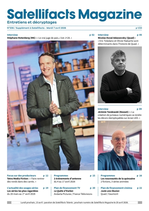 Couverture de Satellifacts Magazine 206, daté du mardi 7 avril 2026